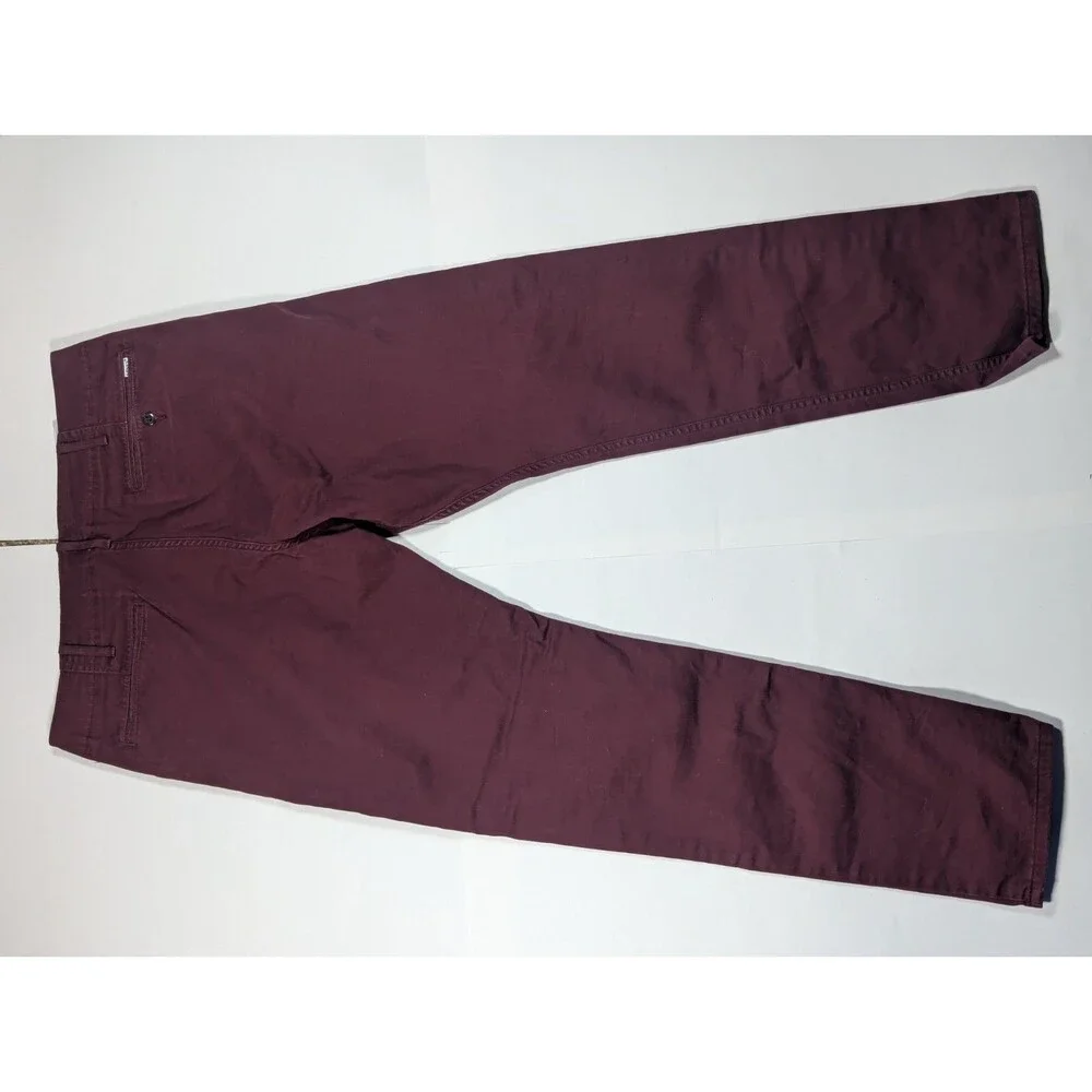 Levi Jeans 34x32 Plum Cotton Pants Straight Leg 34x32
